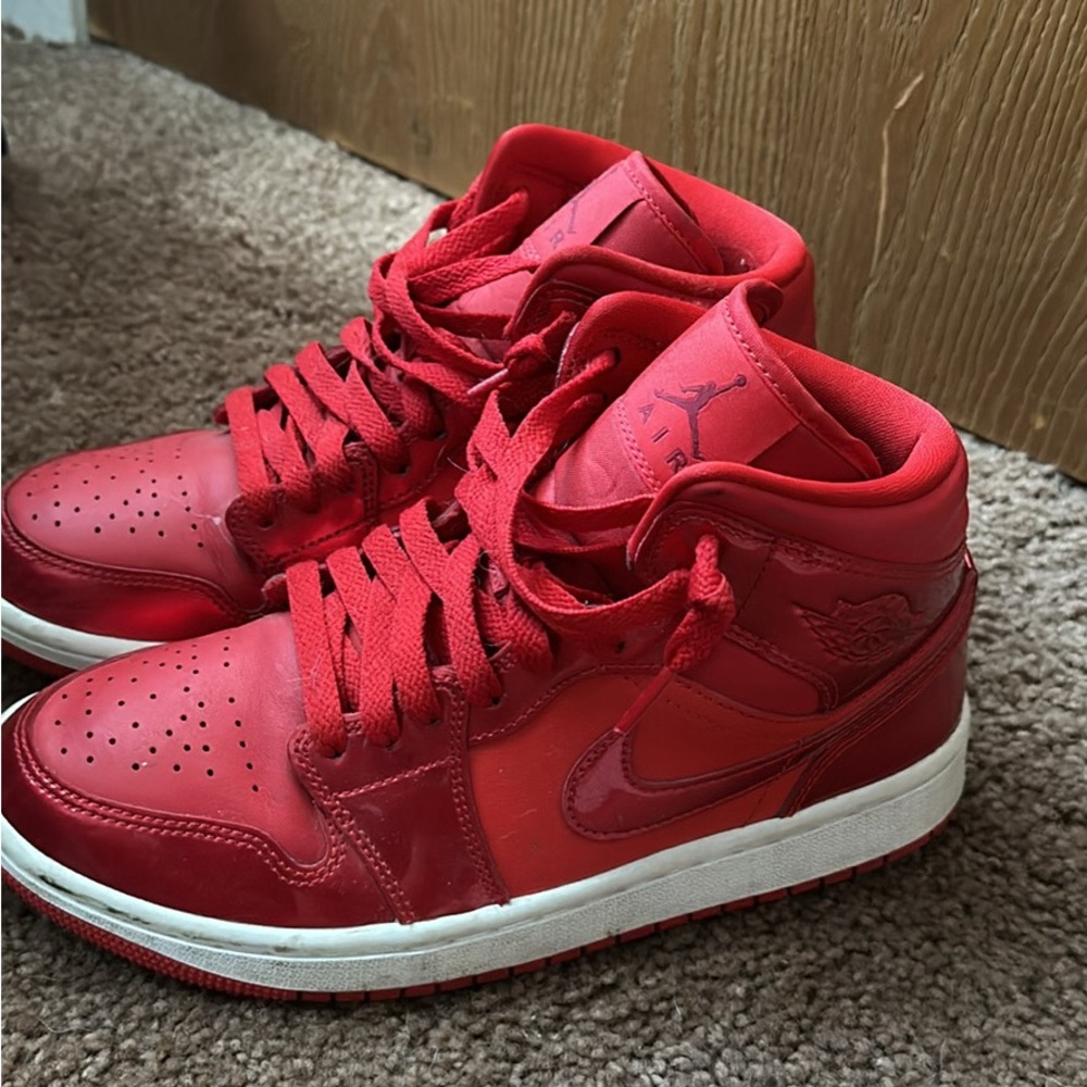 Red nike air jordan brand new